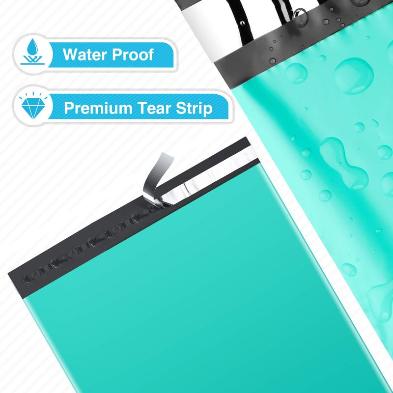 Fuxury 24x24 50pc Teal Large Poly Mailers Heavy Duty Shipping Envelops Self Sealing Envelopes Bags Enhanced Durability Multipurpose Envelopes Keep Items Safe Protected - Image 3